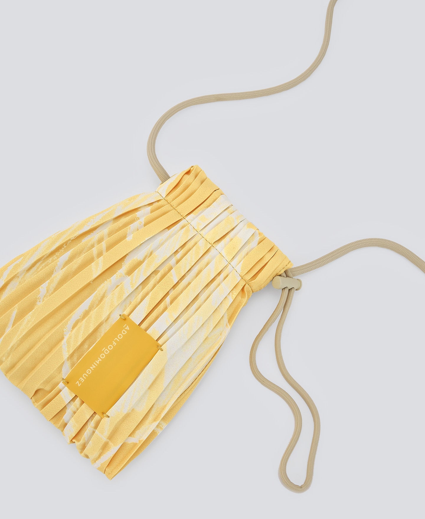 Light Yellow Crinkle Mobile Phone Holder