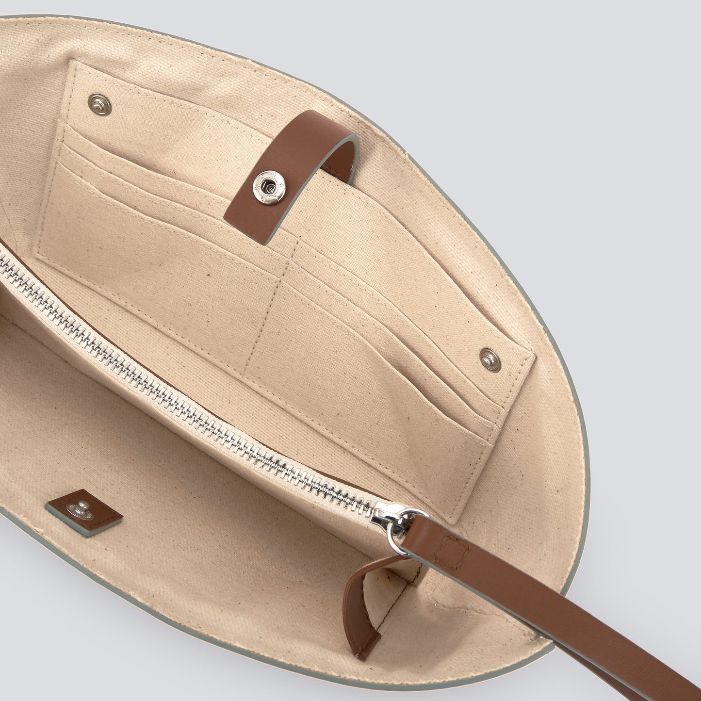 Dark Buff Structured Leather Wallet