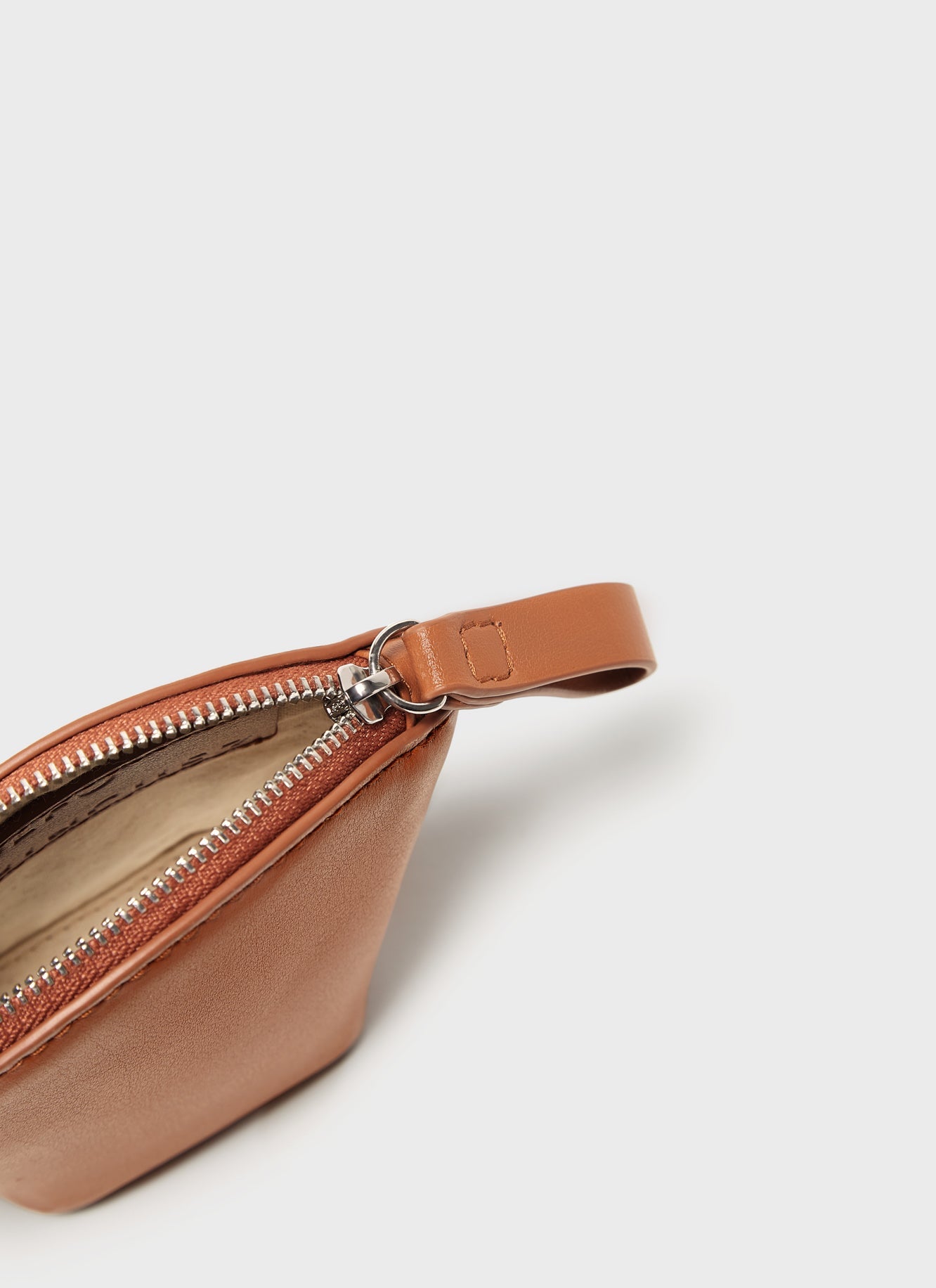 Buff Colour Vachetta Leather Coin Holder