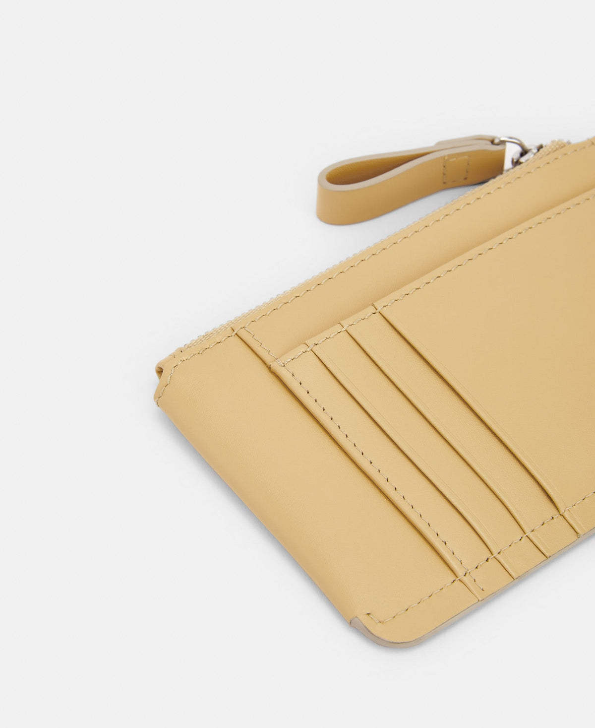 Yellow Vachetta Leather Small Card Holder