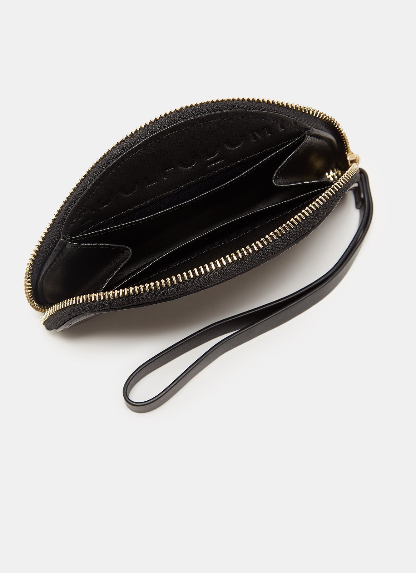 Black Mini Half-Moon Silhouette Coin Purse