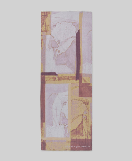 Printed Shawl / Scarf in Pink