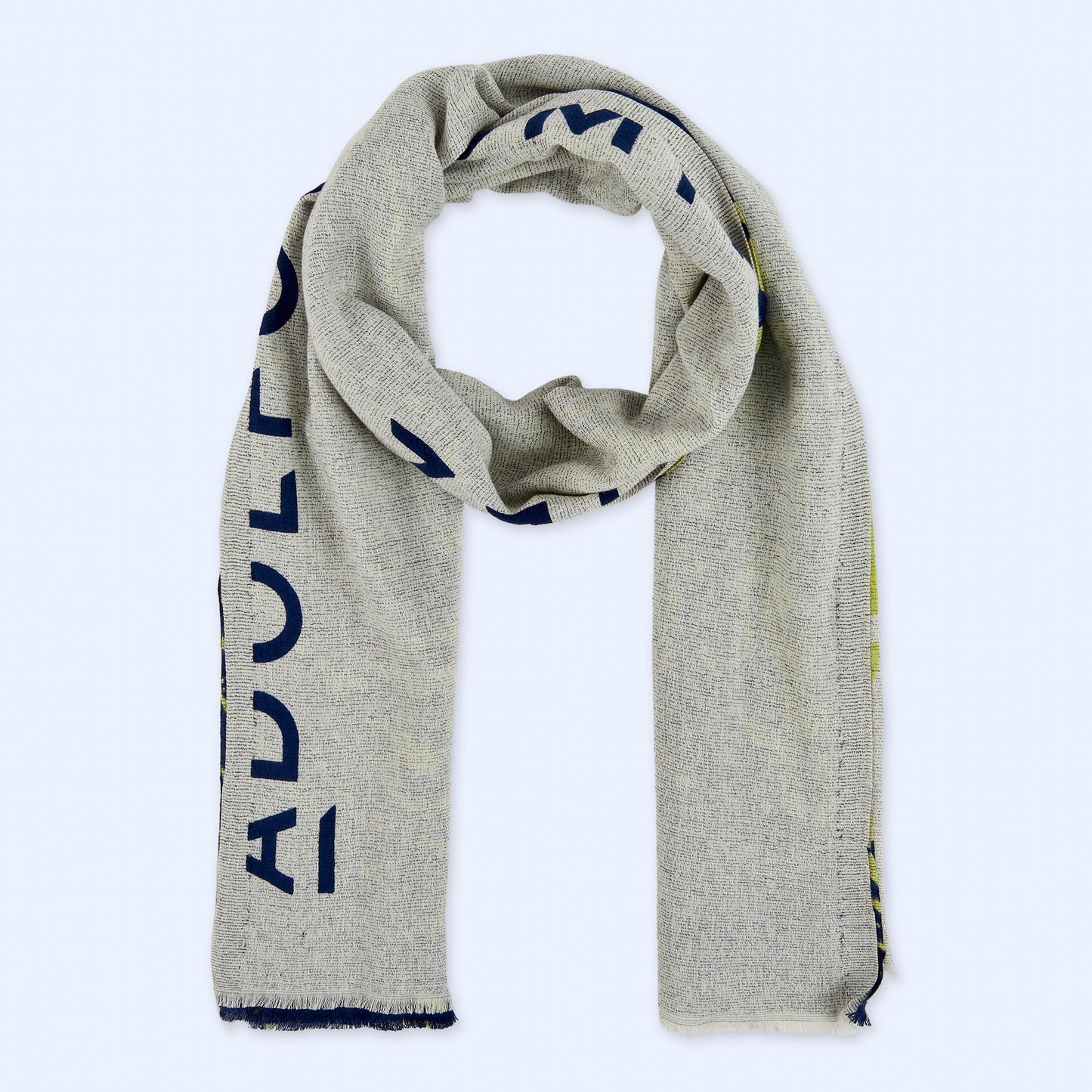 Navy Blue Organic Cotton Shawl
