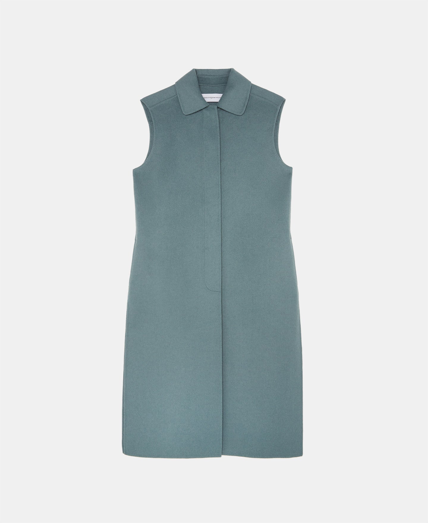 Light Blue Double Faced Waistcoat Piped Pockets