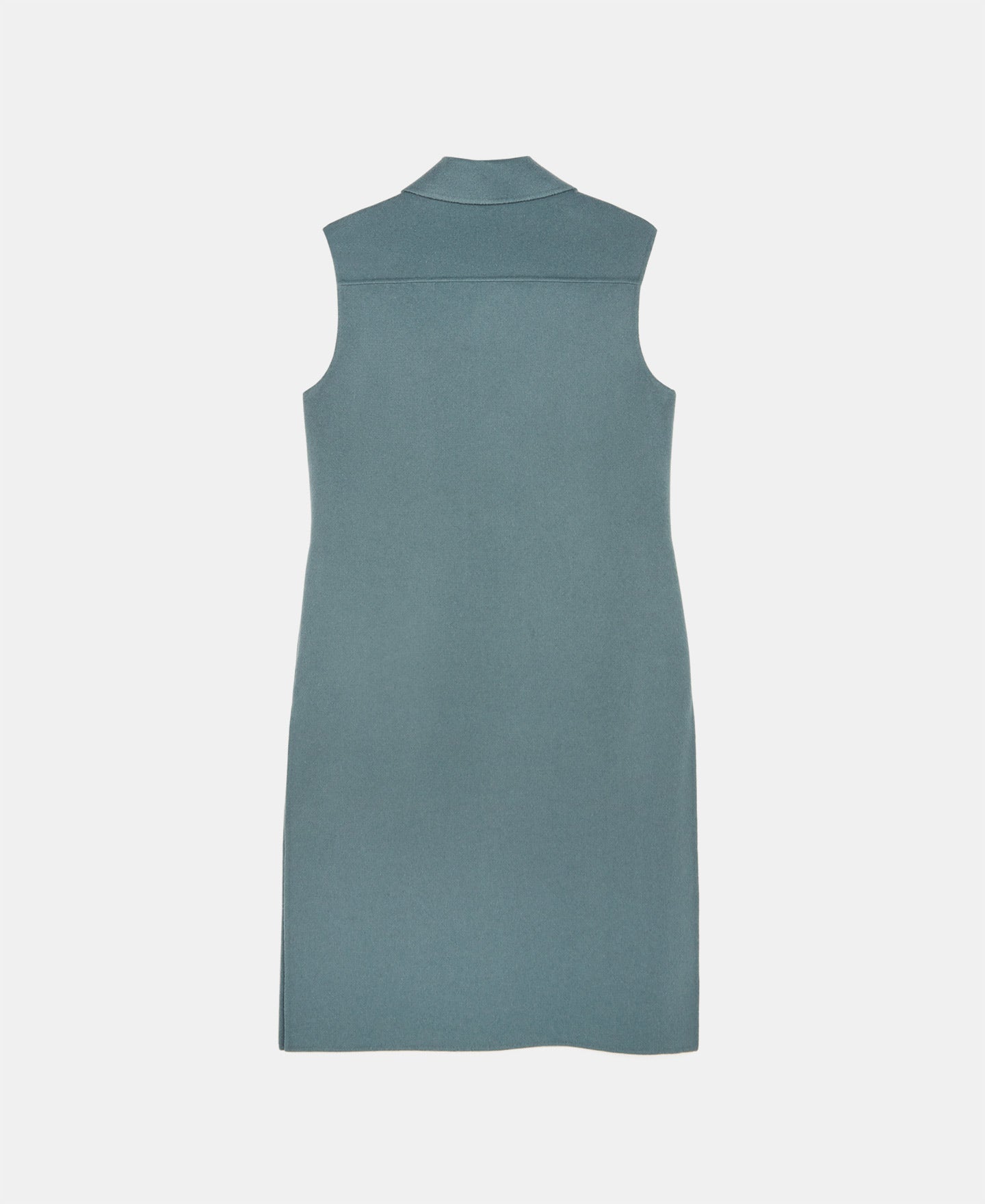 Light Blue Double Faced Waistcoat Piped Pockets