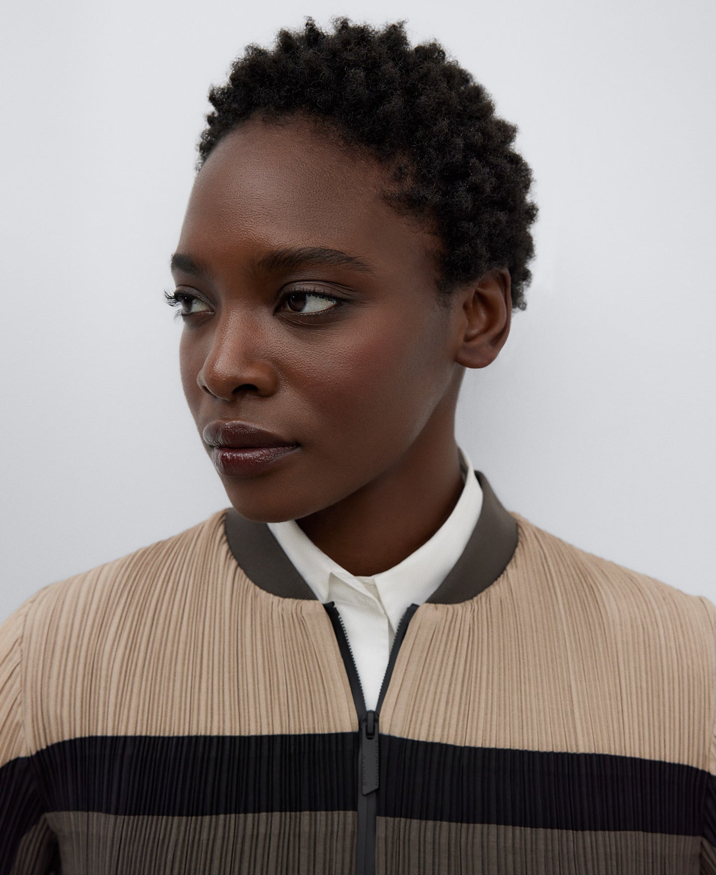 Multicolor2 Recycled Crinkle Bomber Jacket