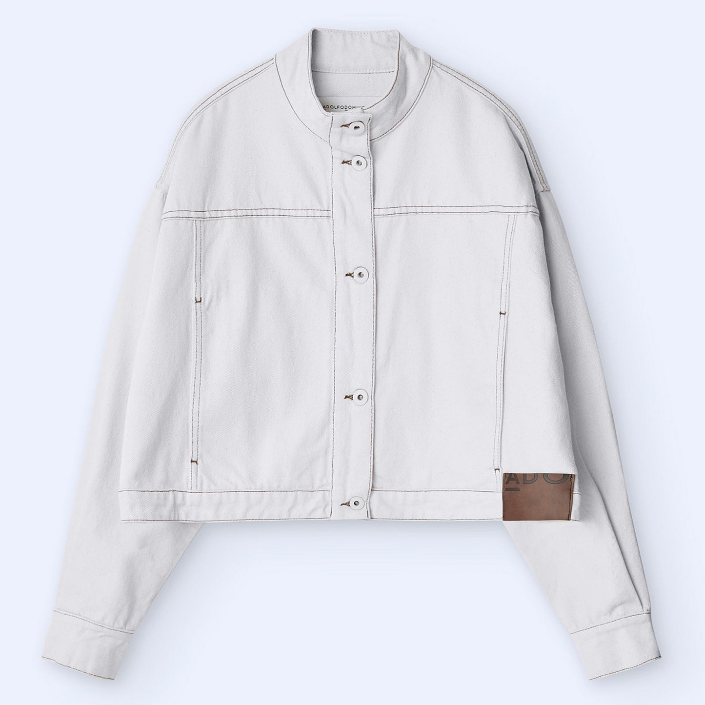 Elegant Ecru Denim Jacket