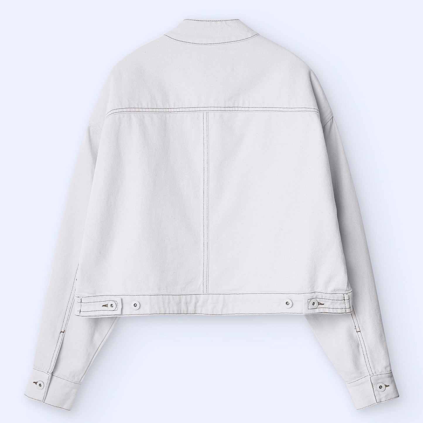 Elegant Ecru Denim Jacket