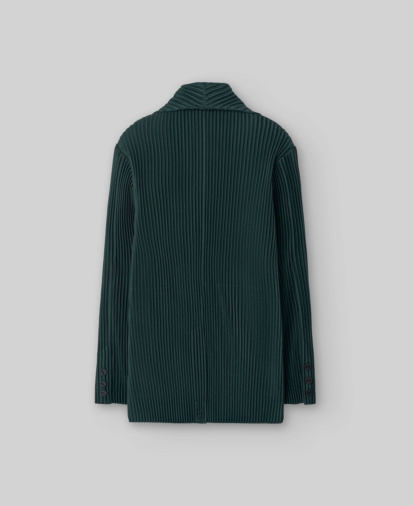 Green bottle crinkle blazer woman in bottle green