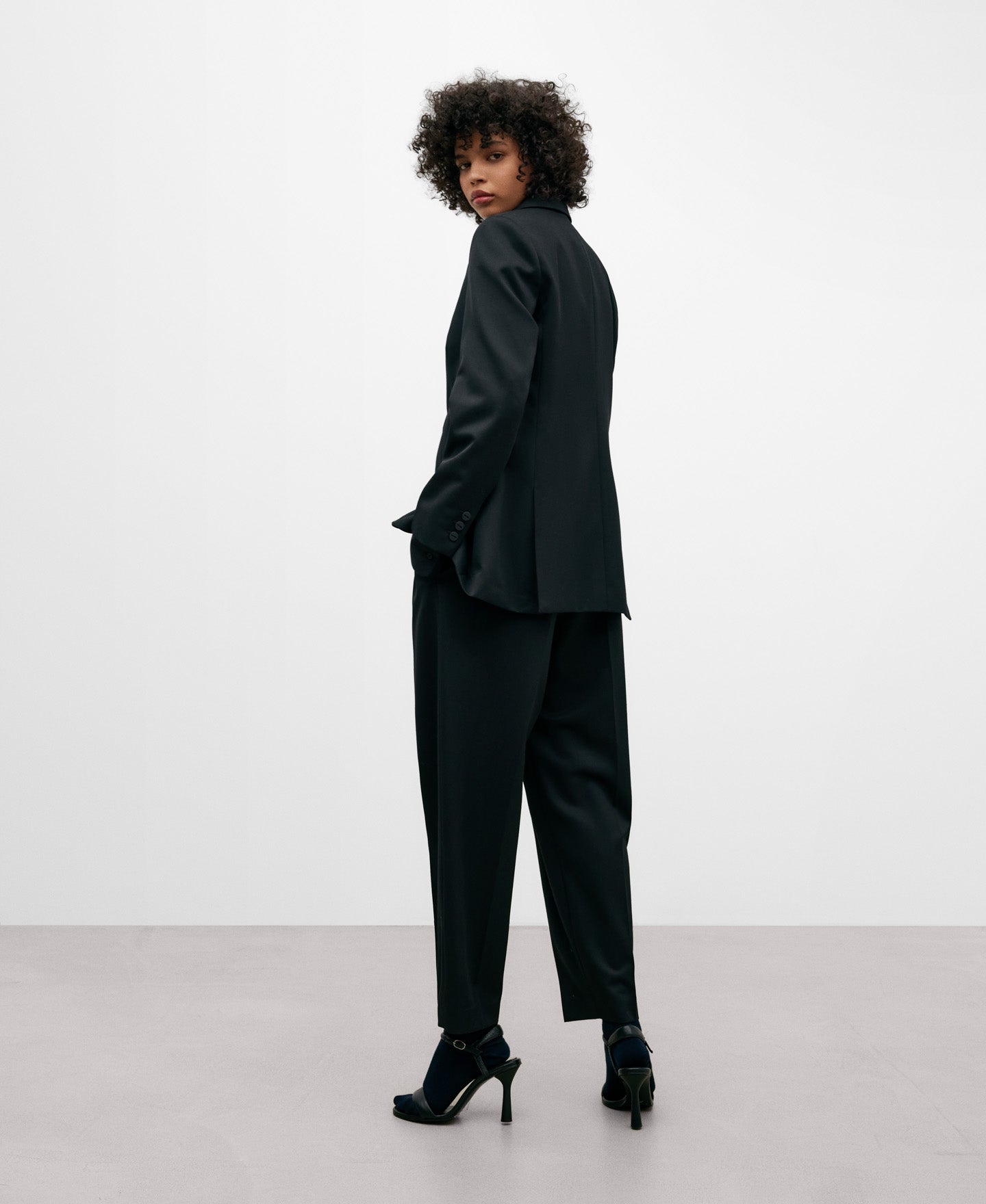 Black Tailored Blazer For Women