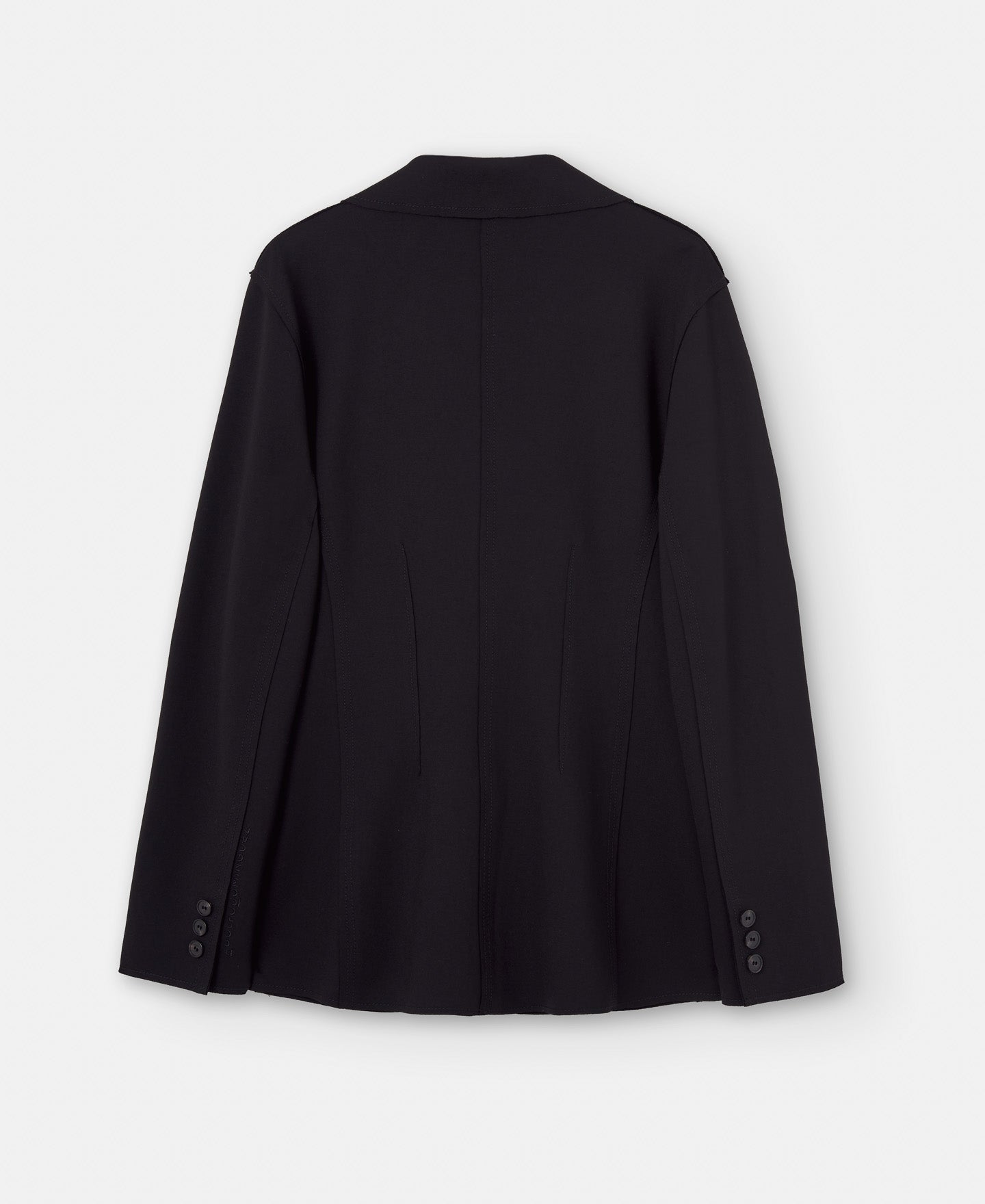 Black Responsible Viscose Knitted Blazer