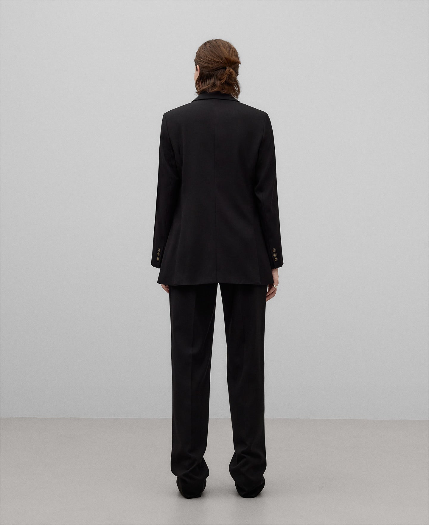 Tailored blazer woman in black