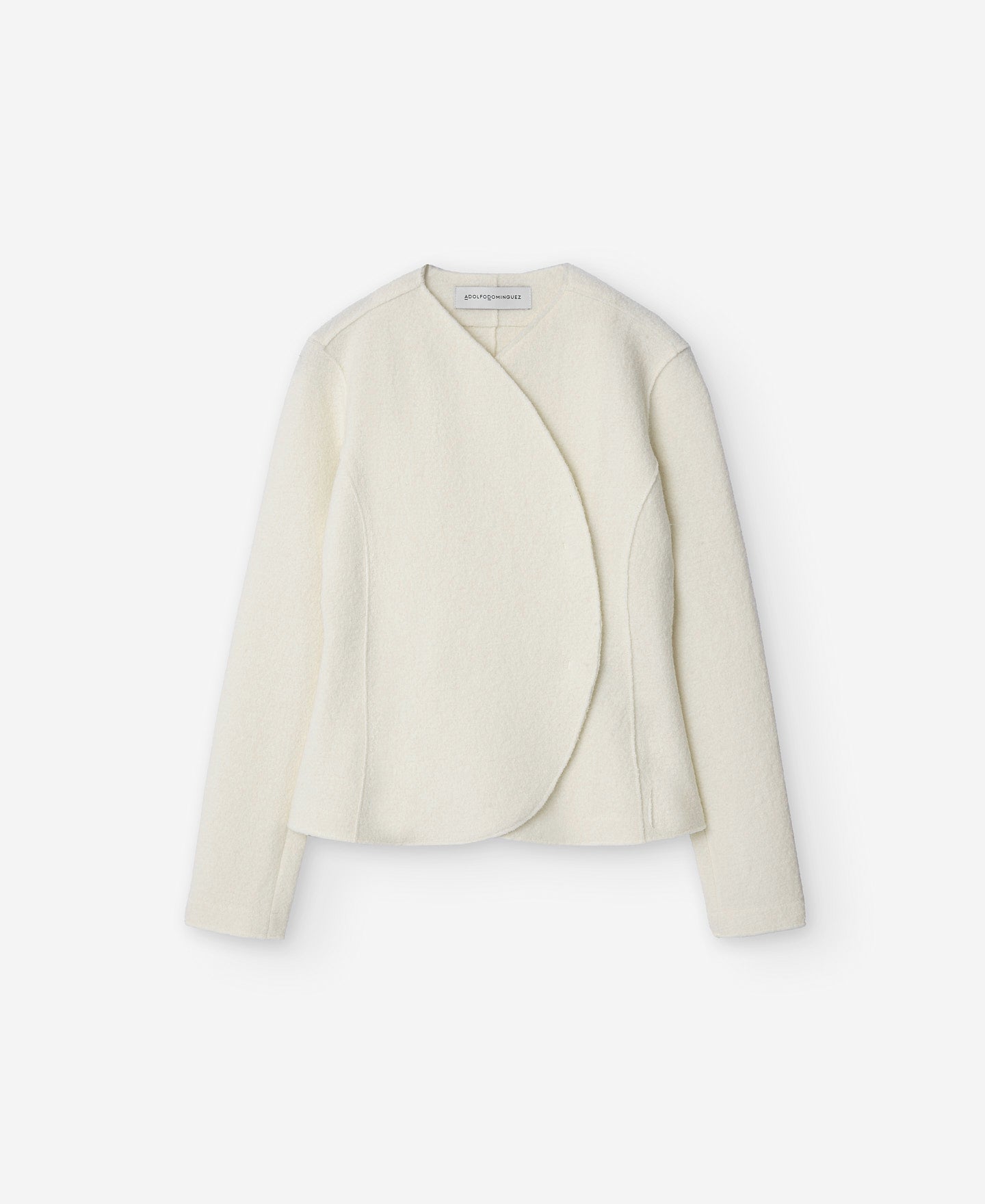 Fitted Jacket Crossover Neckline Women