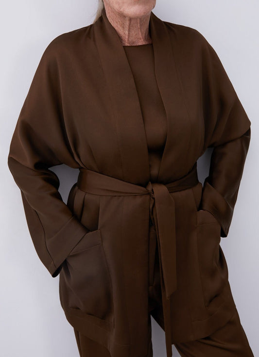 Green Kimono With Belt