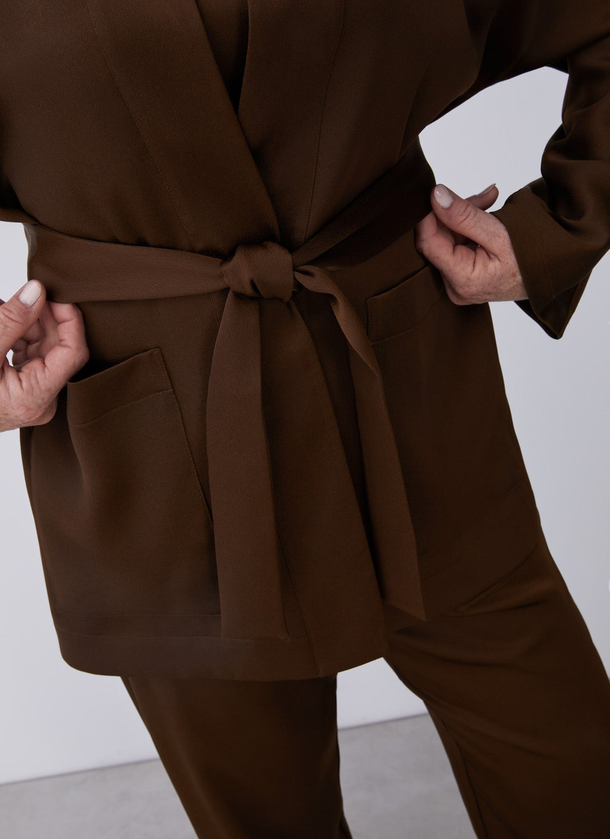 Green Kimono With Belt