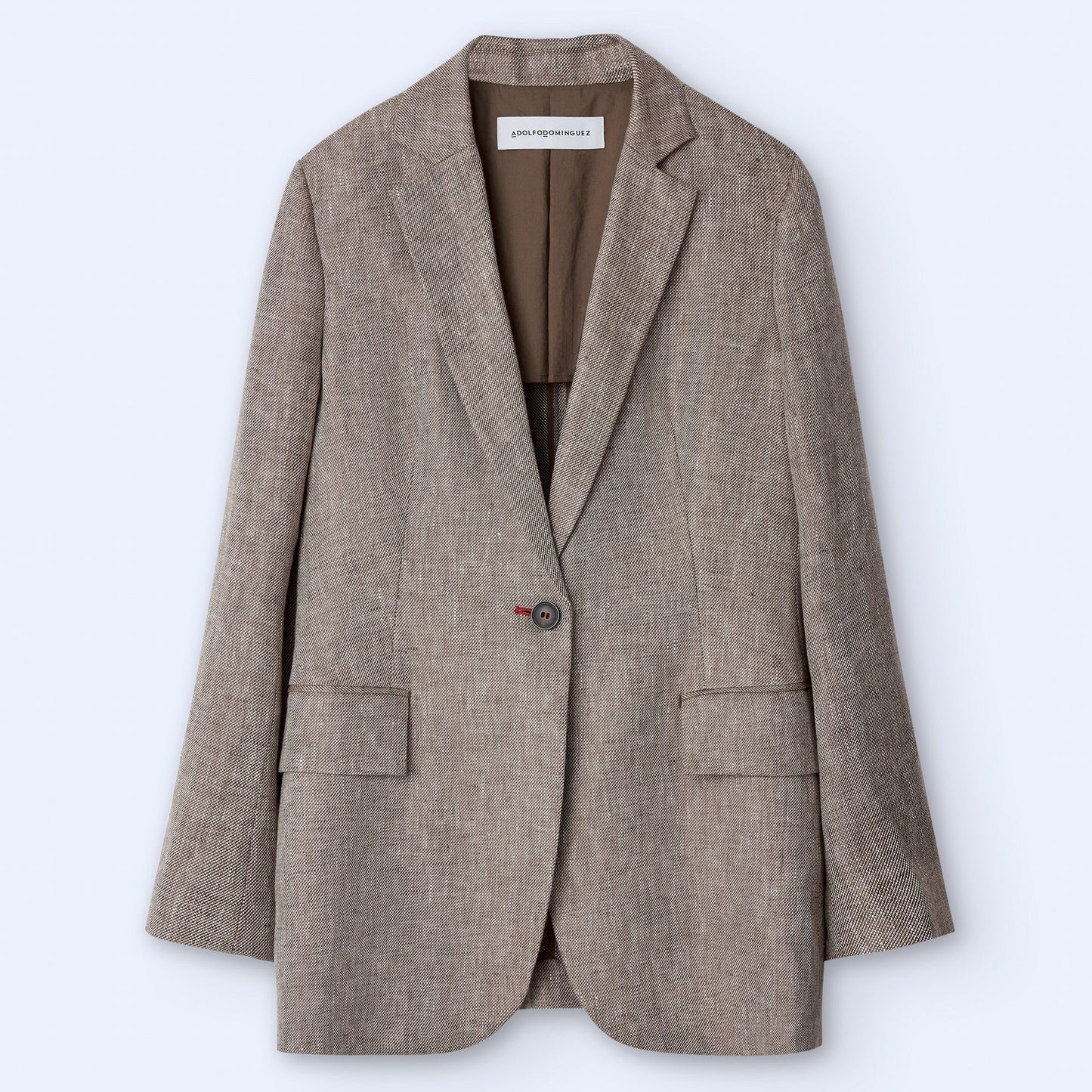 European Linen Structured Blazer