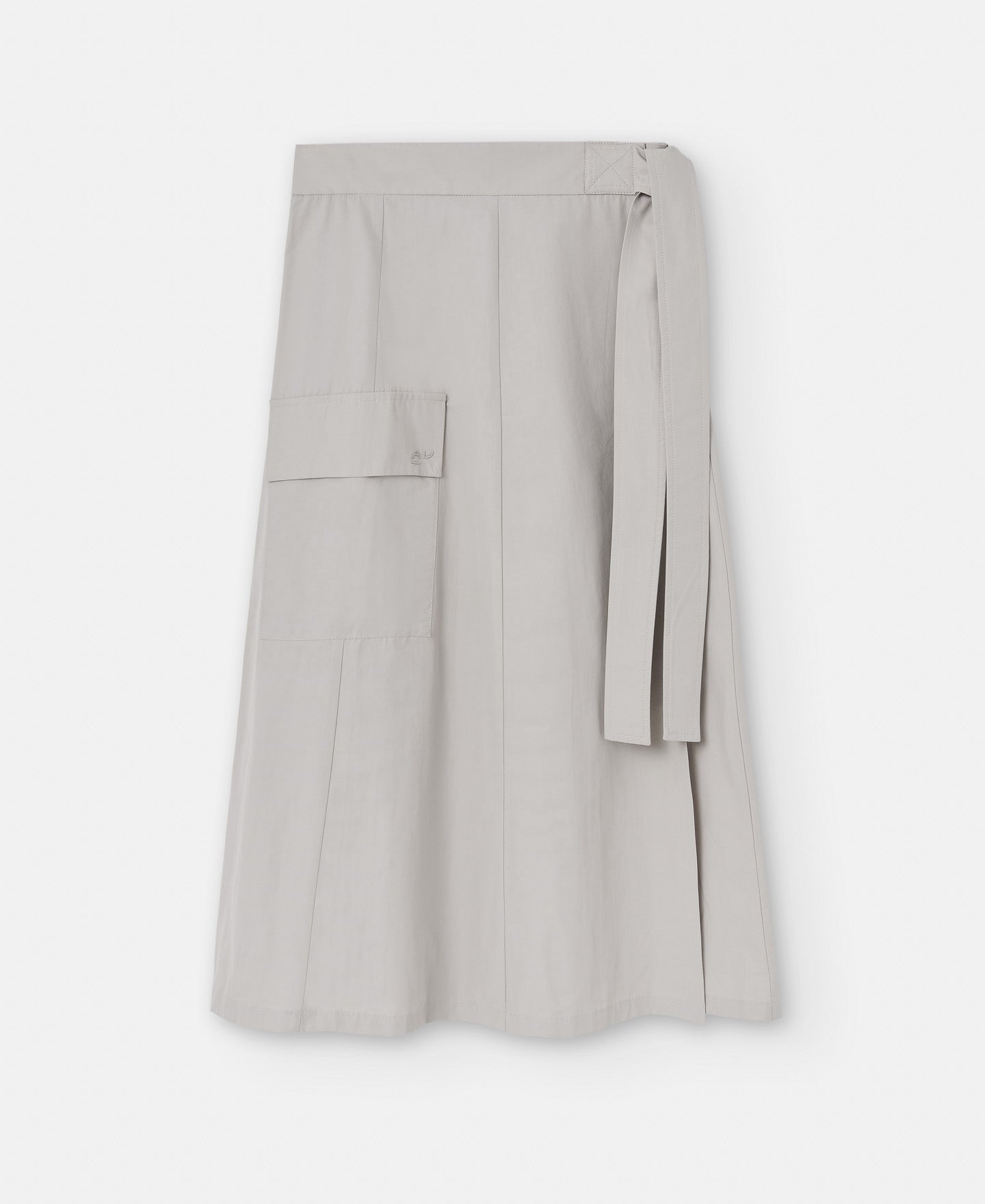 Stone High-Waisted Skirt In Cotton And Nylon