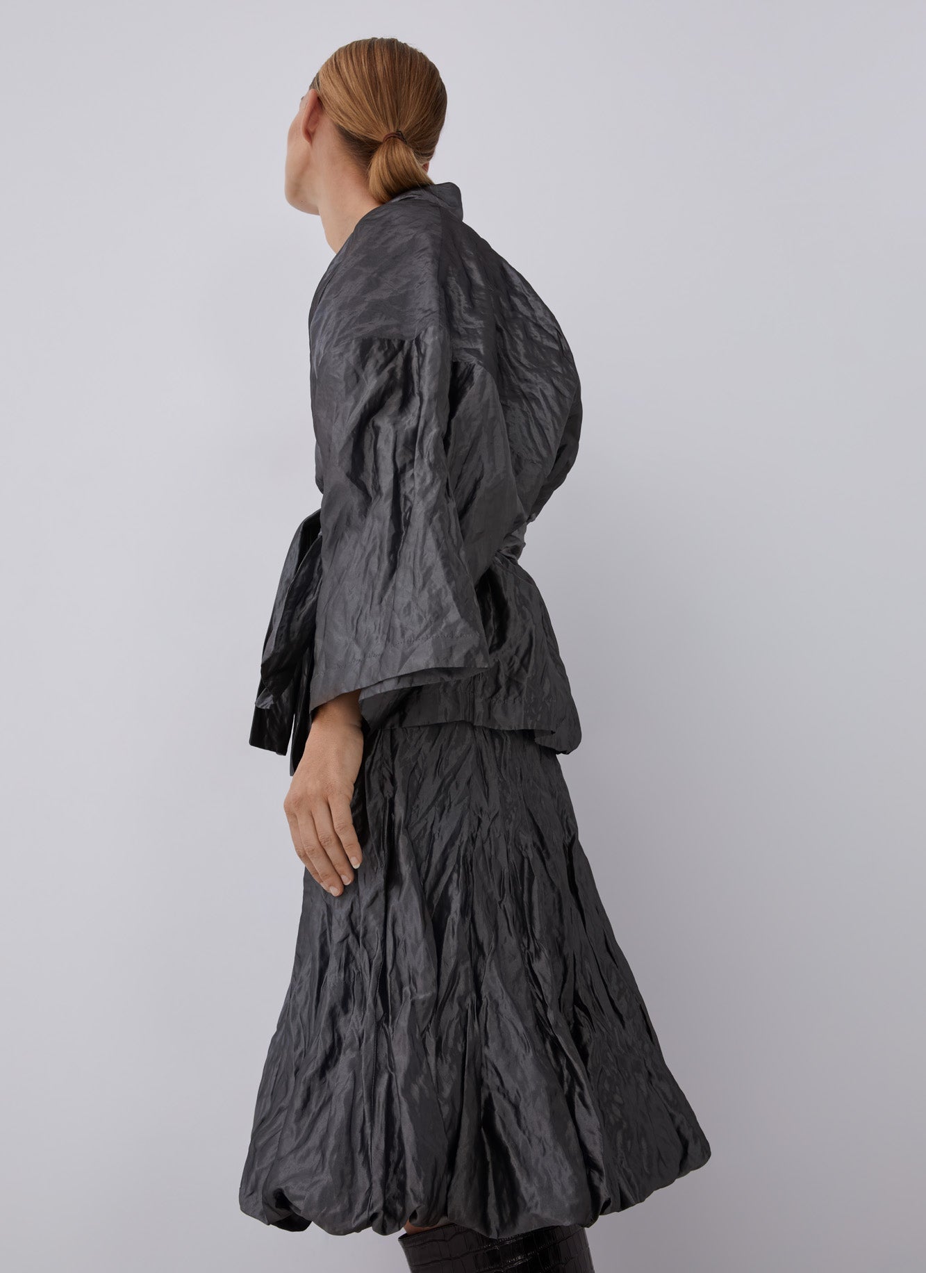 Metal Midi Metal Fibber Skirt