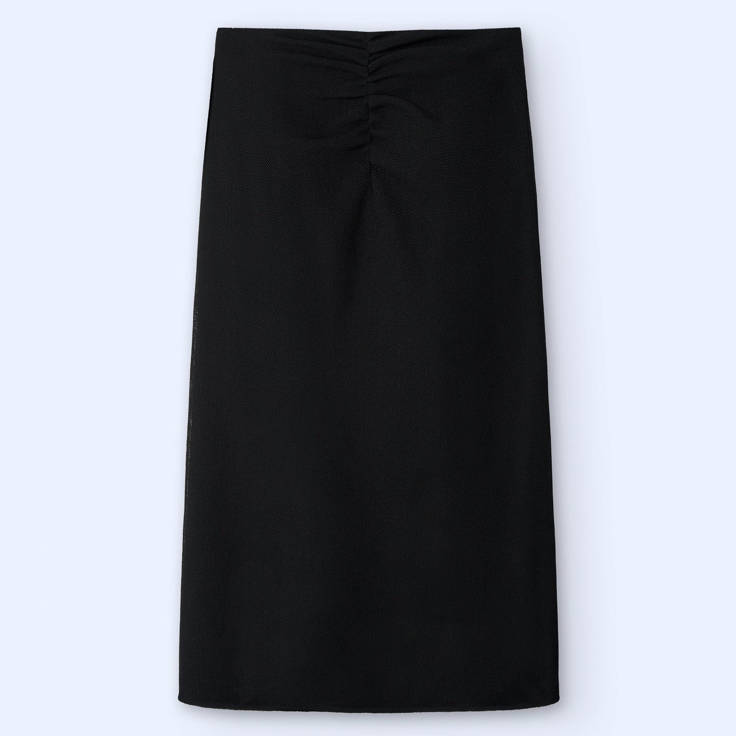Elegant Noir Midi Skirt