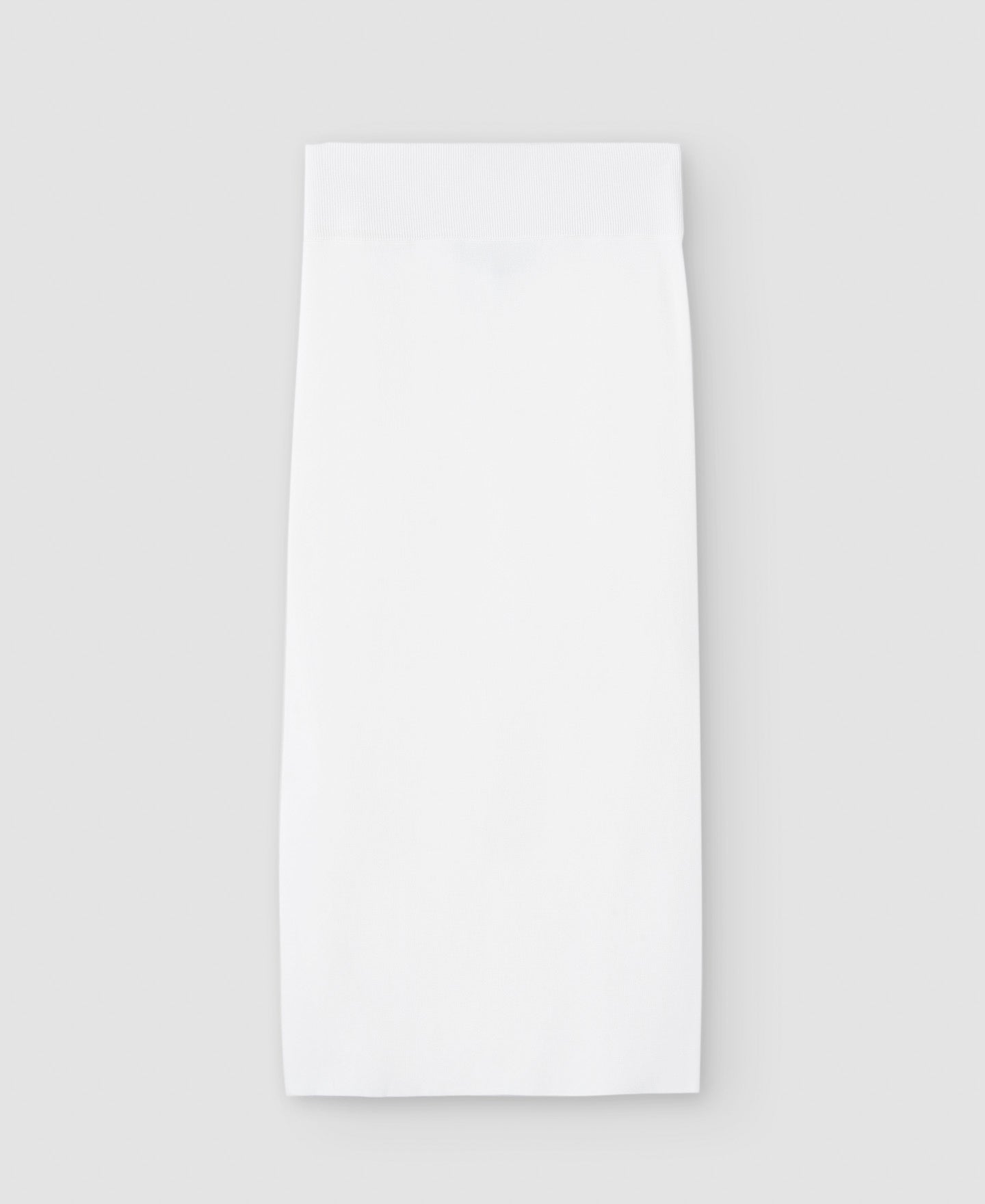 Ecru Asymmetrical Viscose Skirt