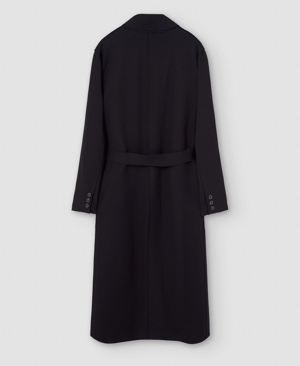 Black Responsible Viscose Knitted Gabardine