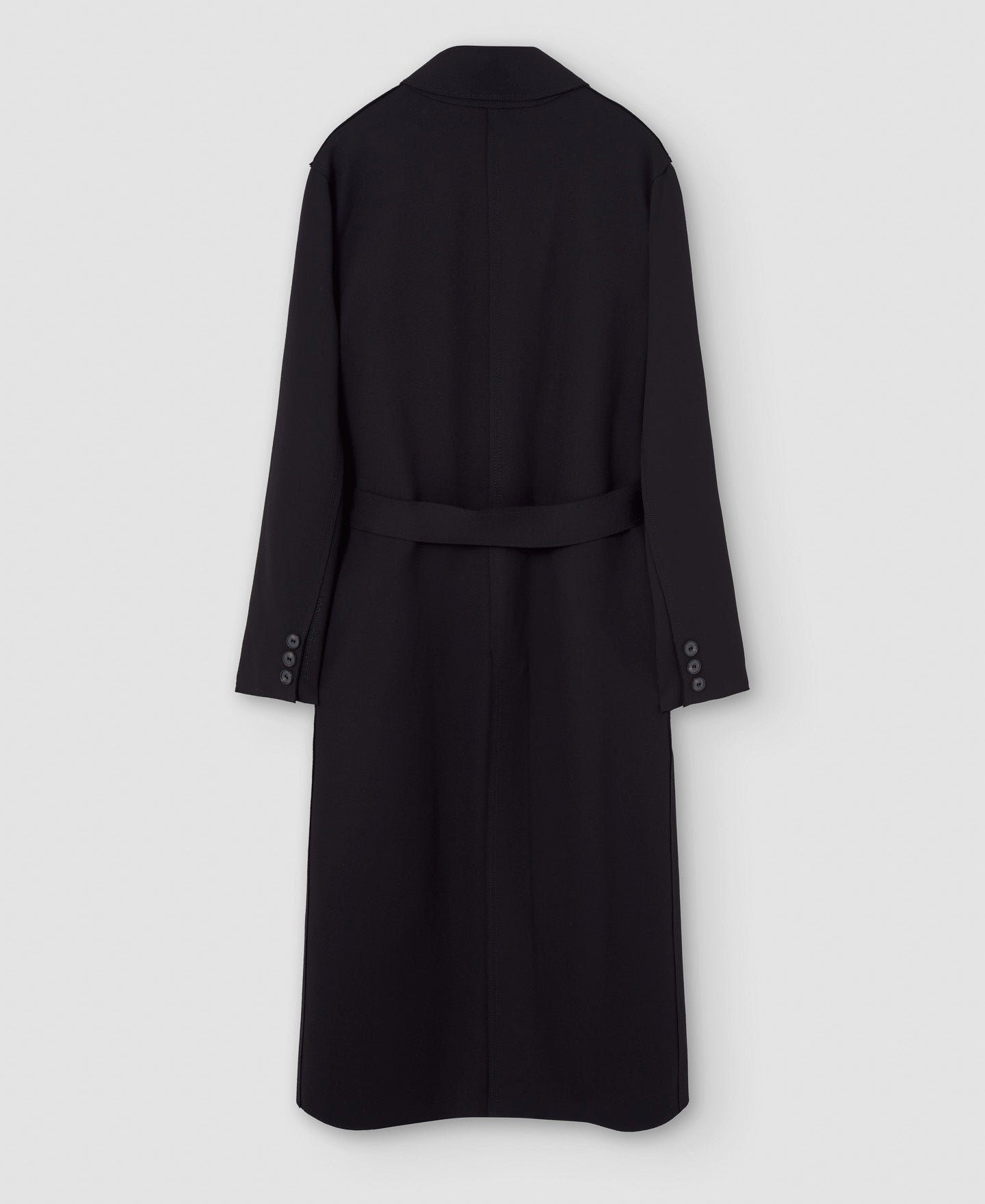 Black Responsible Viscose Knitted Gabardine