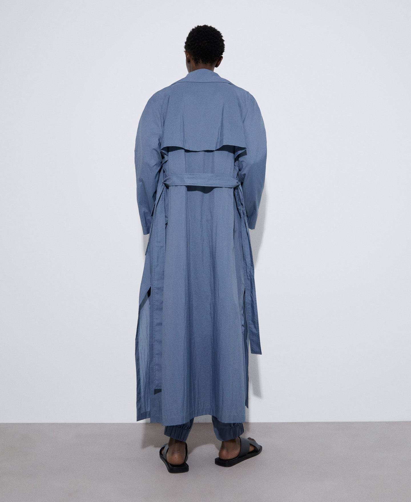 Blue/Grey Ultralight Nylon Mackintosh