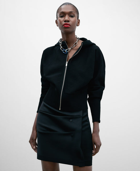 Knitted Recycled Polyester Hoodie