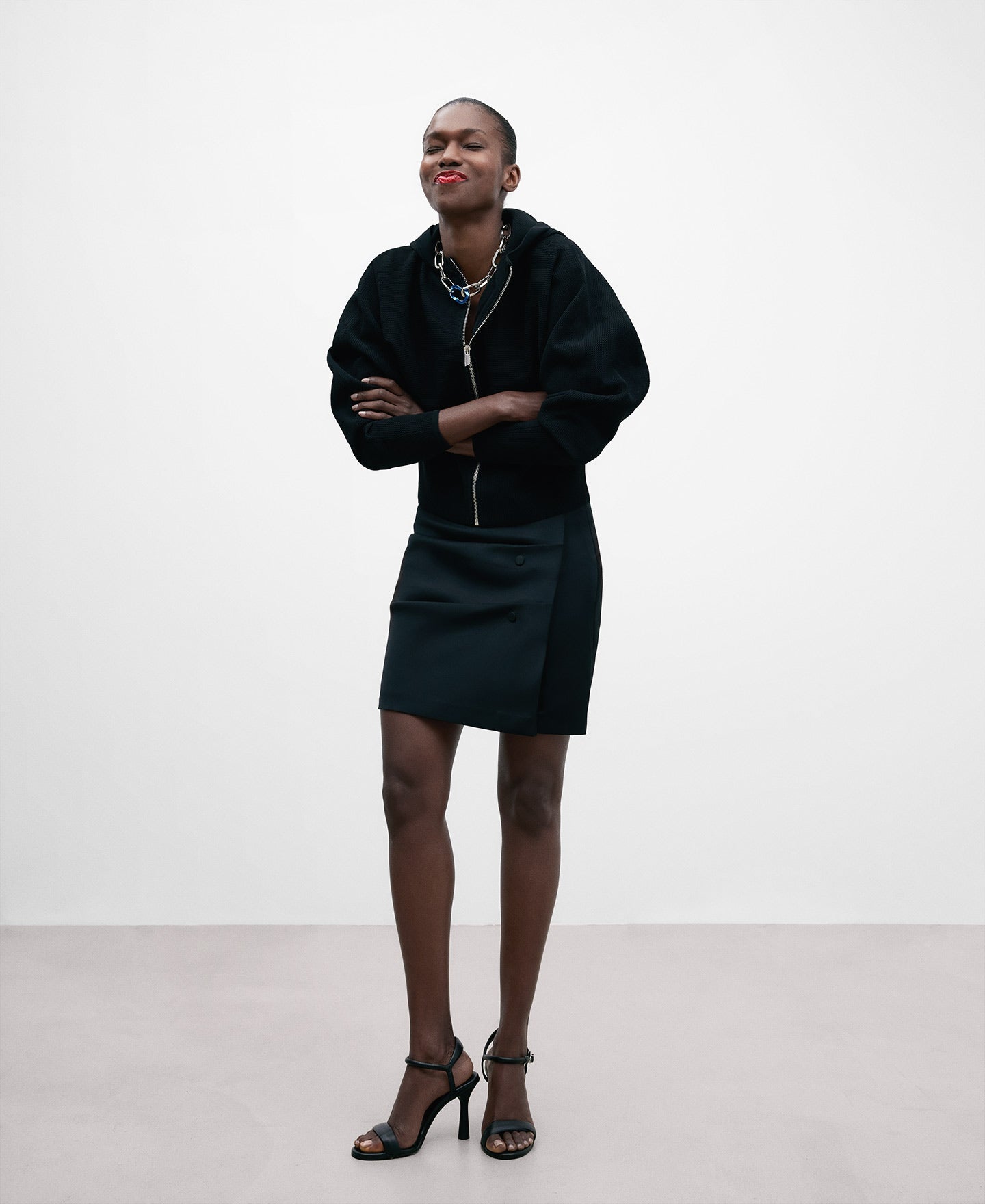 Knitted Recycled Polyester Hoodie