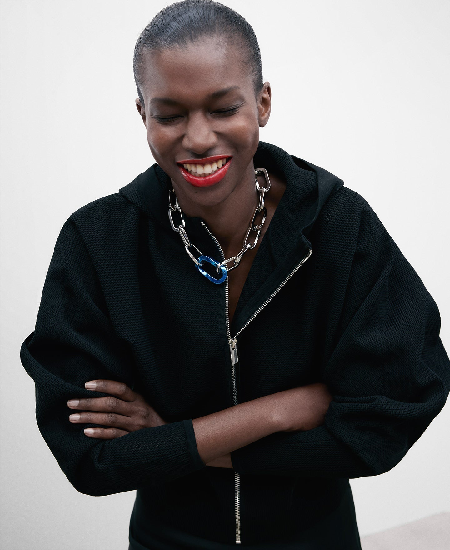 Knitted Recycled Polyester Hoodie