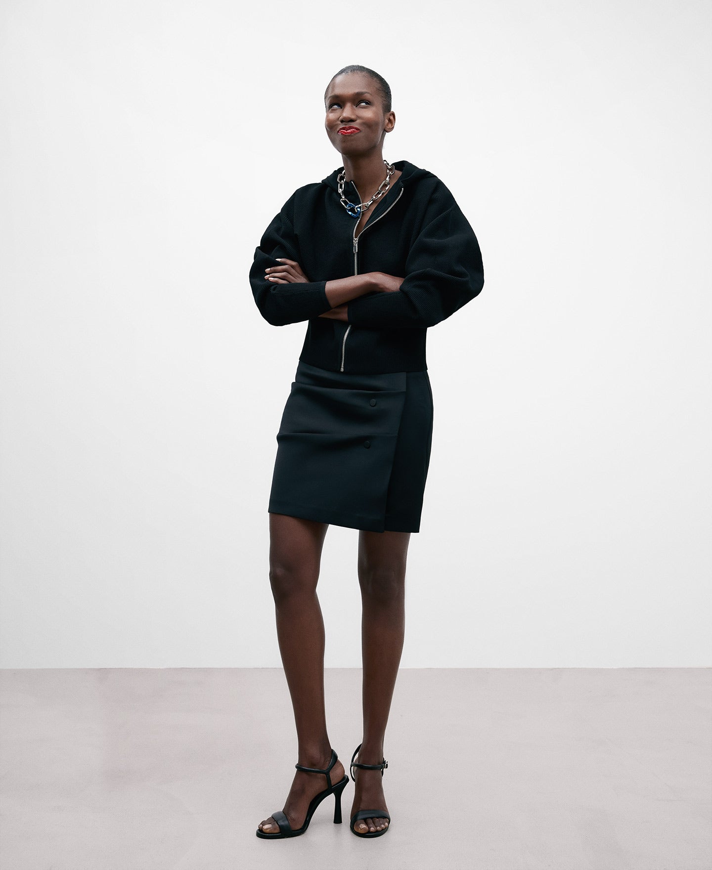 Knitted Recycled Polyester Hoodie