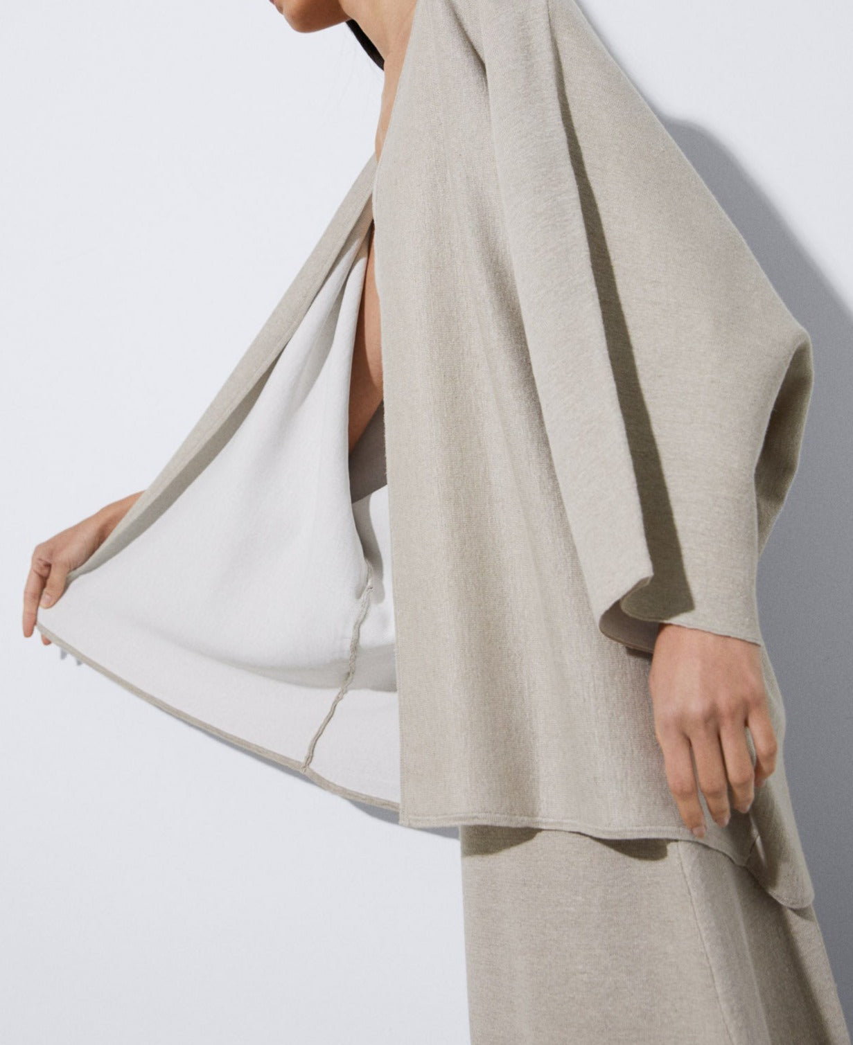 Stone/Ecru Japanese Sleeve Jacket