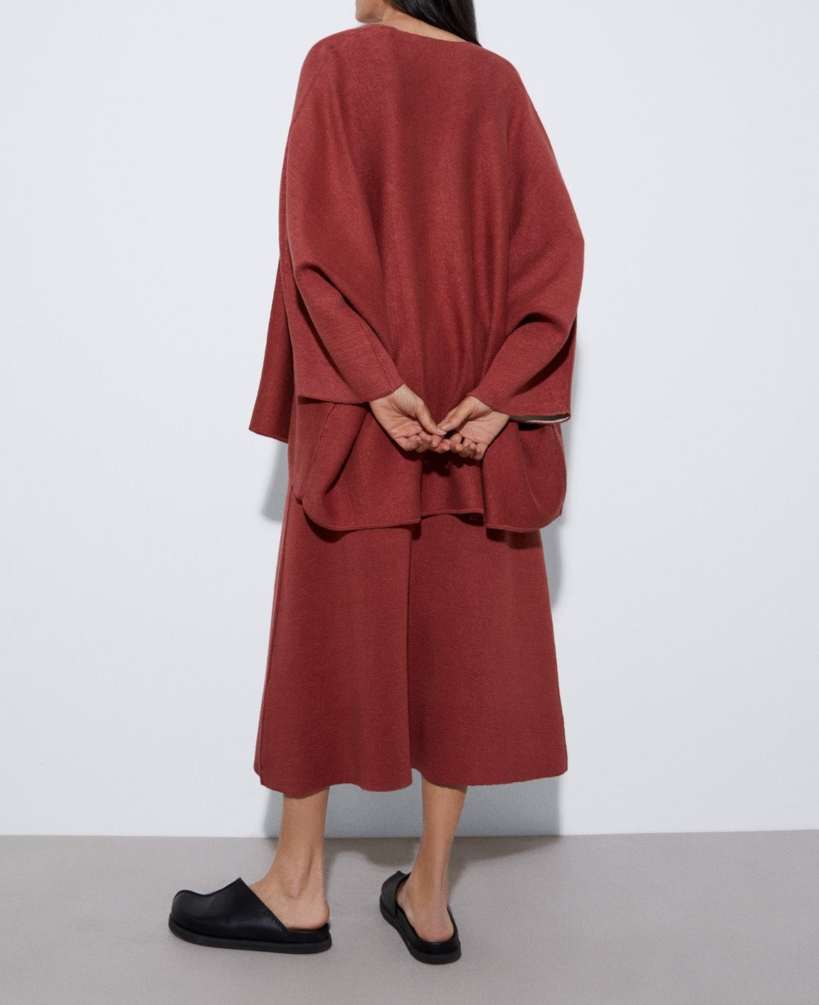 Brick Red Japanese Sleeve Jacket