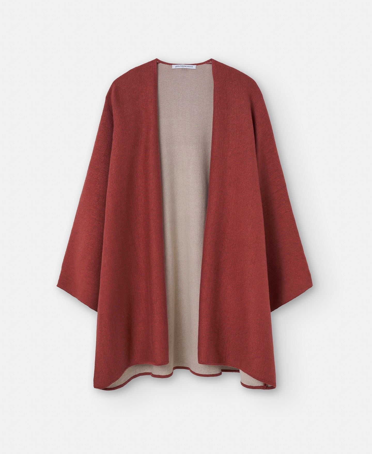 Brick Red Japanese Sleeve Jacket