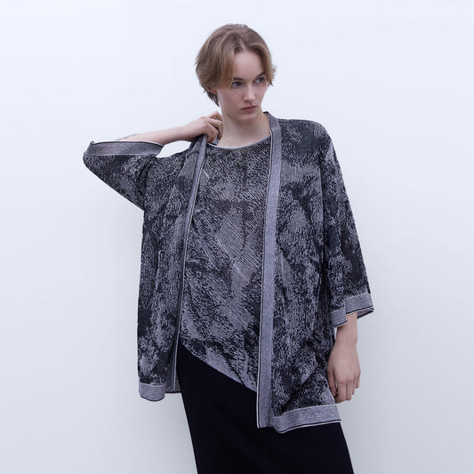 Elegant Cotton & Linen Kimono Jacket