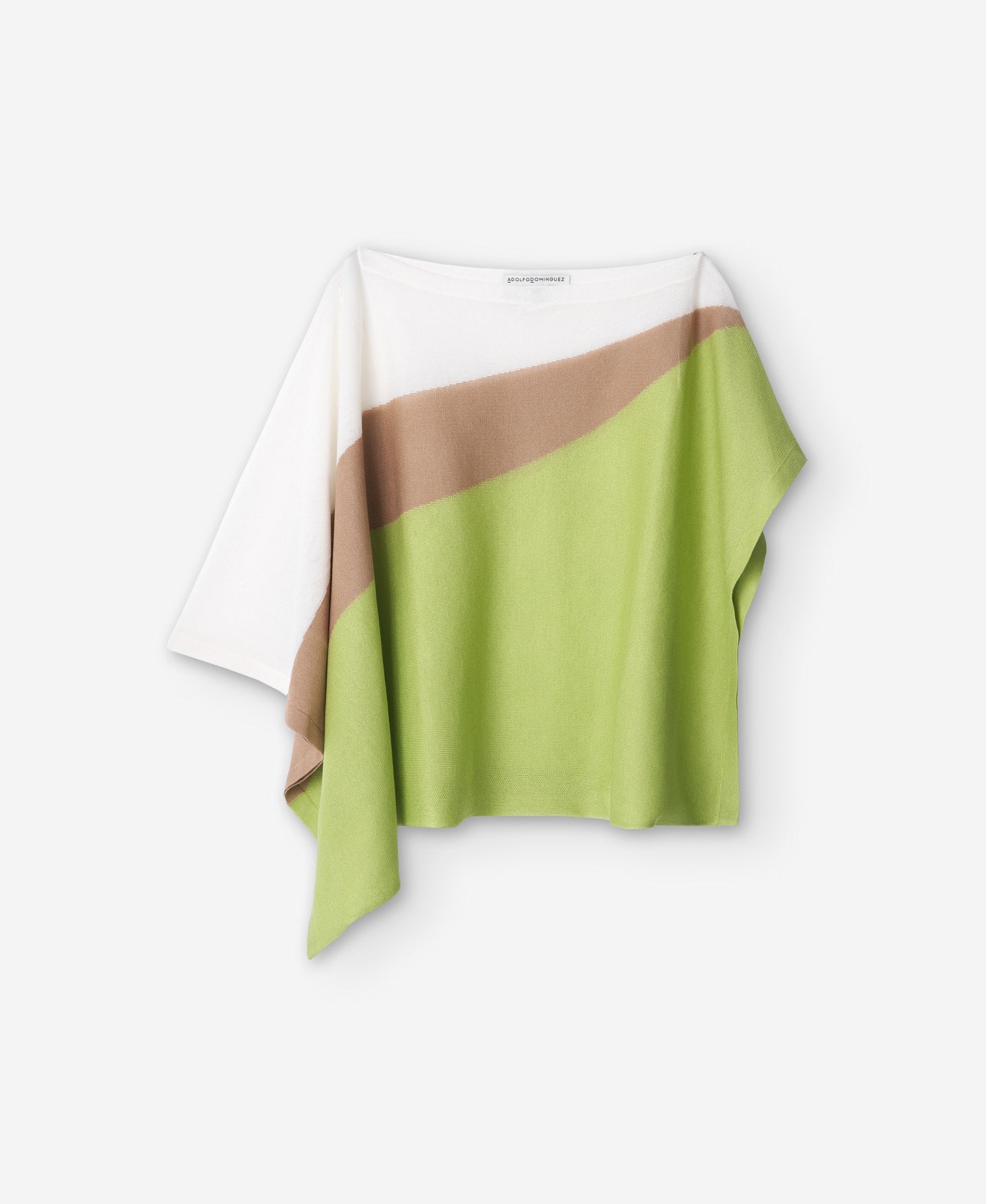 Square Intarsia Tricolour Sweater