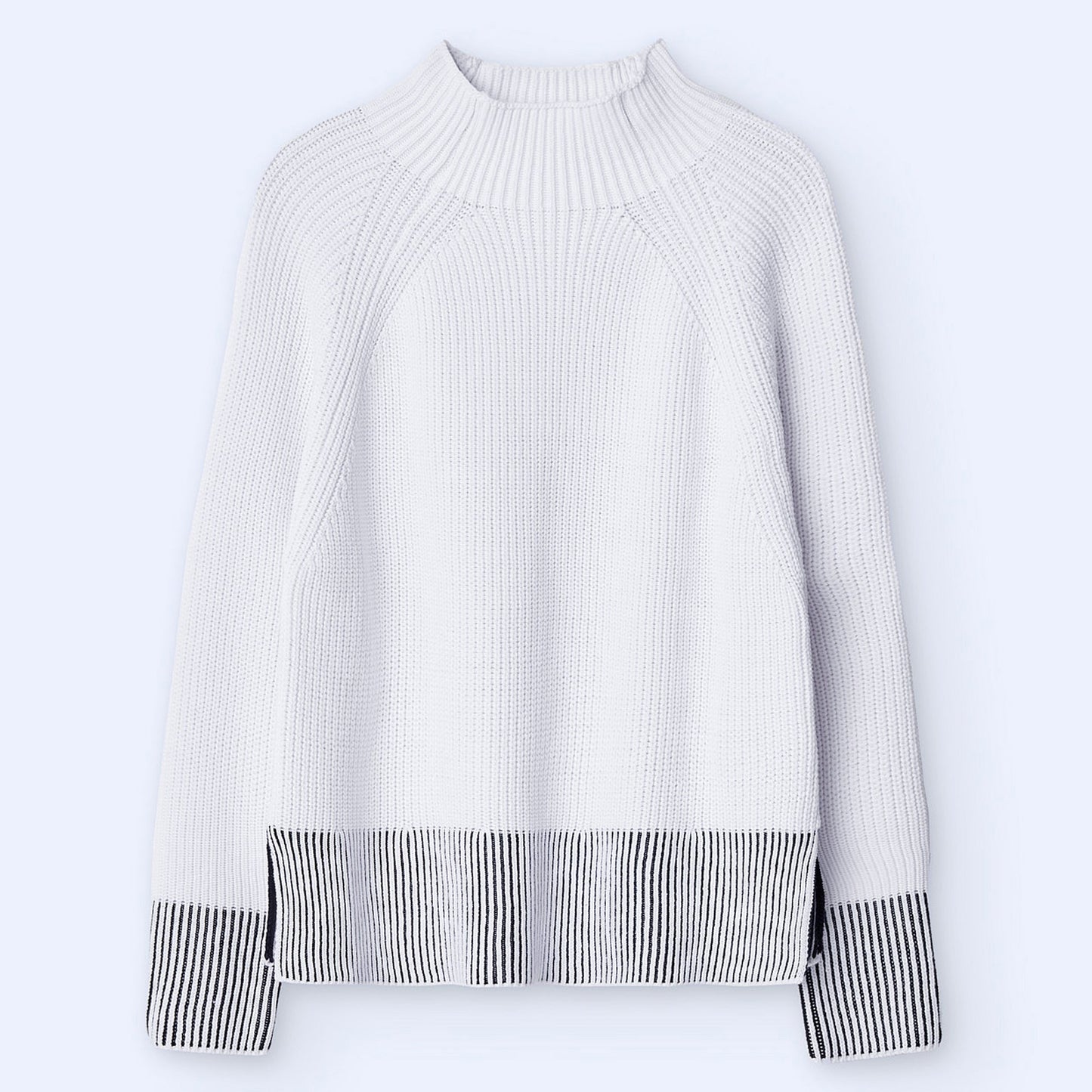 Perkins Collar Sweater - White