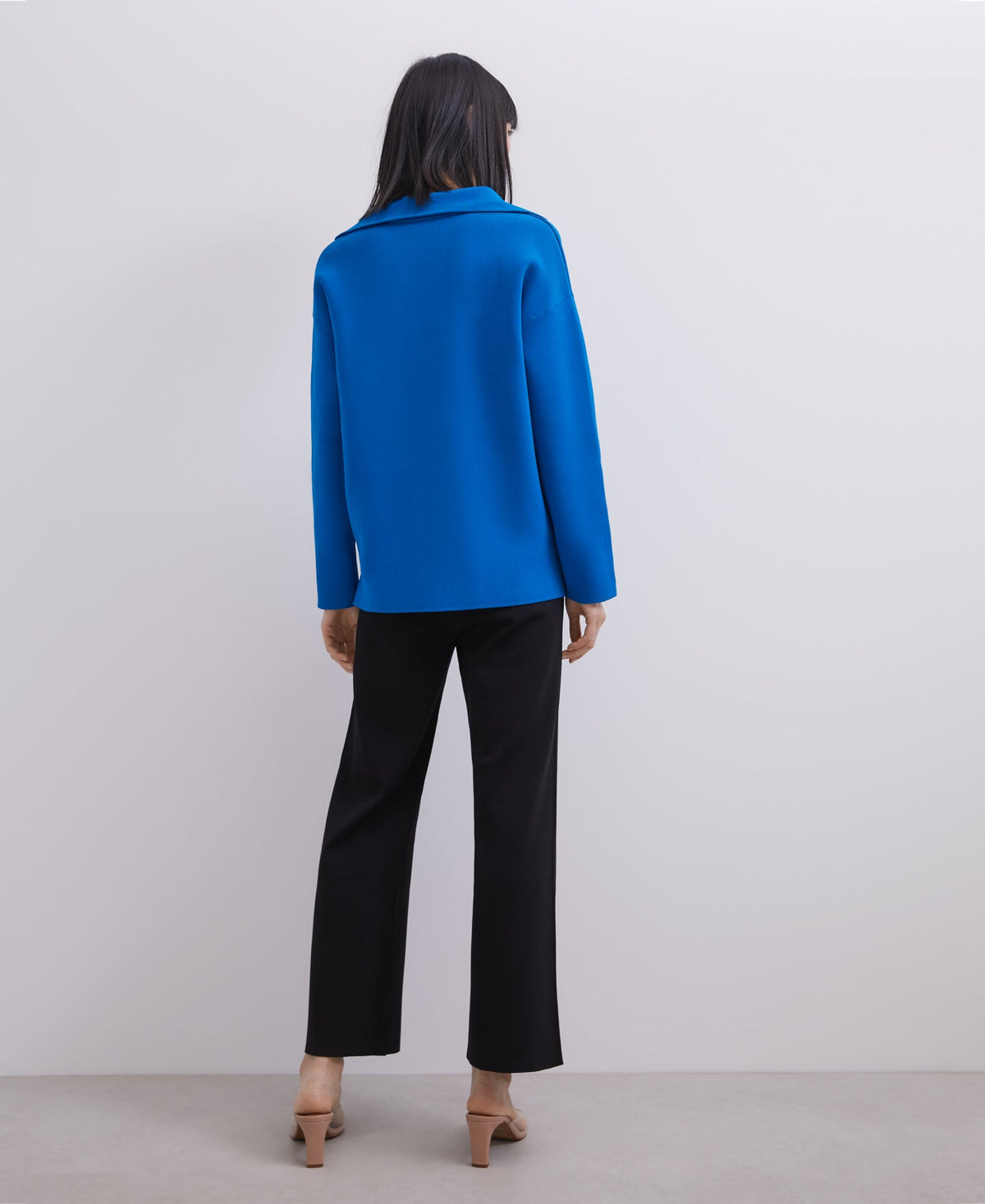 Blue Cerrojillo Knit Sweatshirt