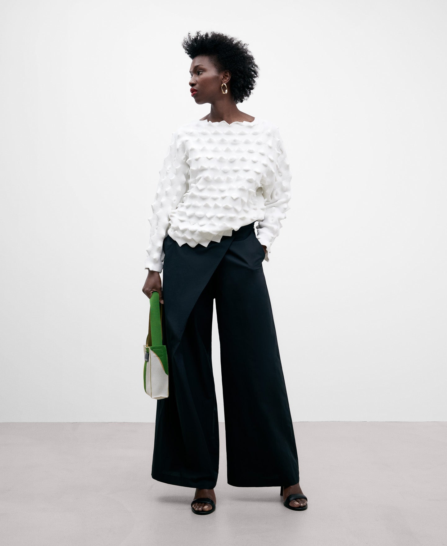 Japanese Sleeve 3D Effect Sweater