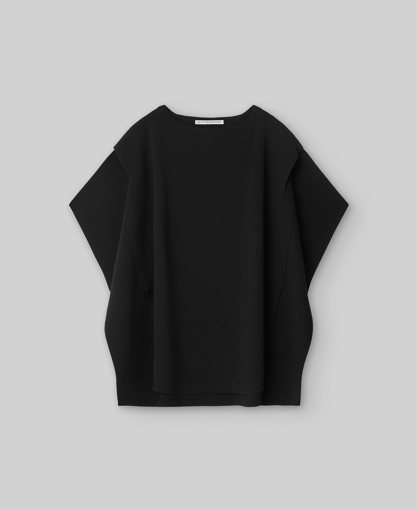 Black Sleeveless Knitted Top for Women