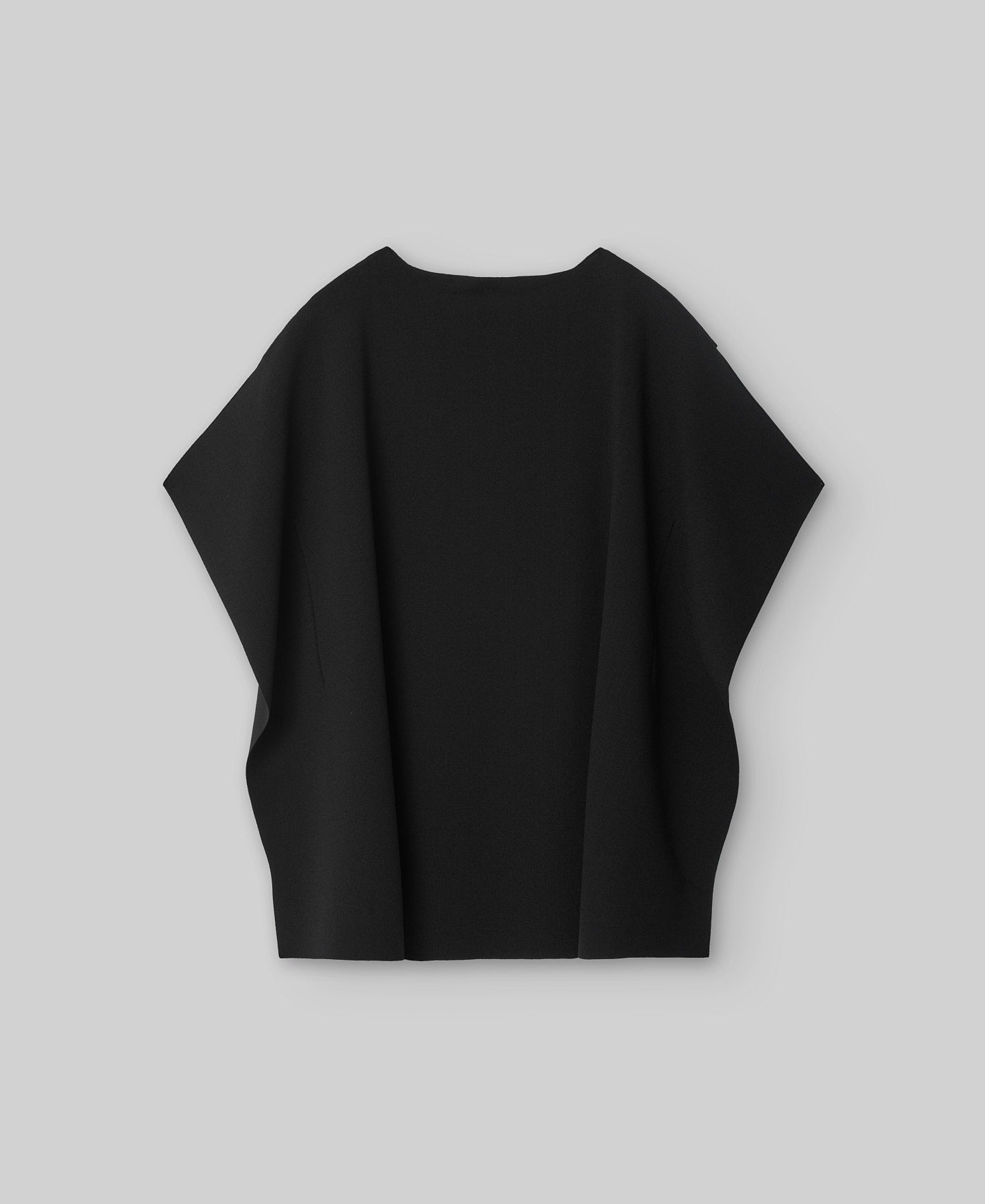 Black Sleeveless Knitted Top for Women