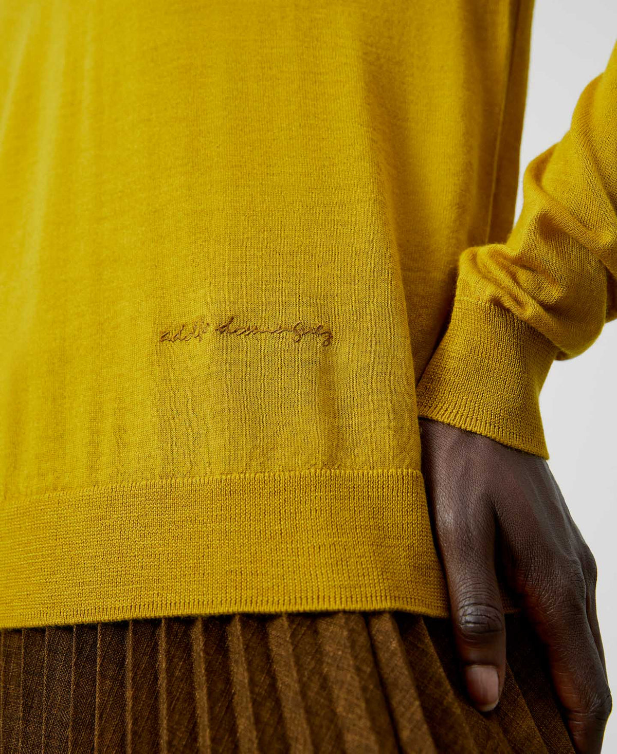 Mustard Merino Wool Sweater