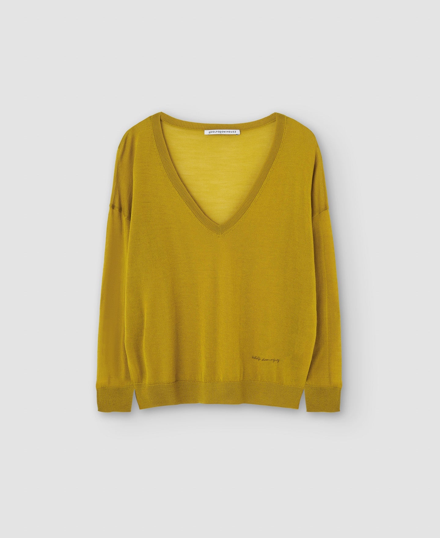 Mustard Merino Wool Sweater