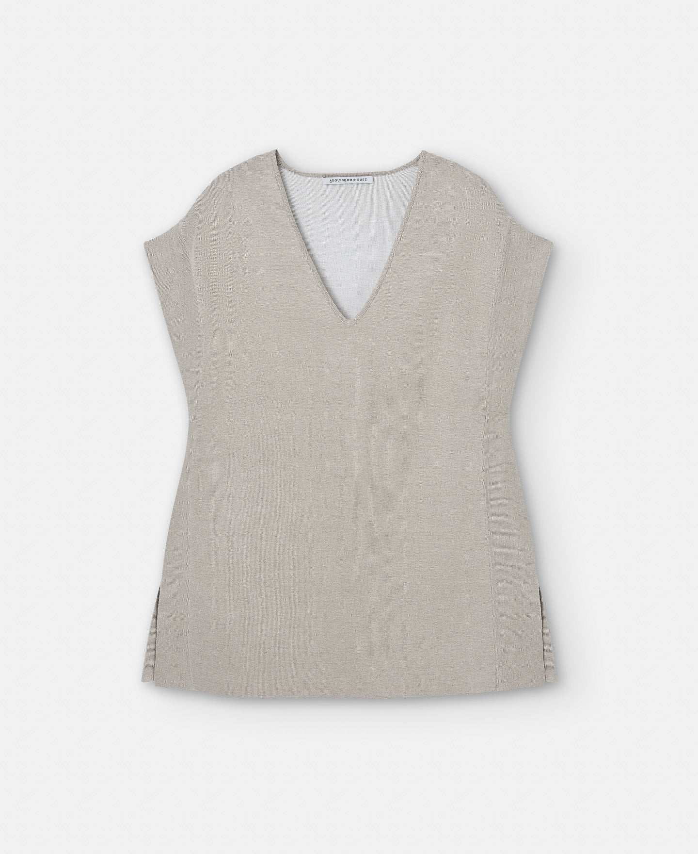 Stone/Ecru Double-Fronted Linen Jacket