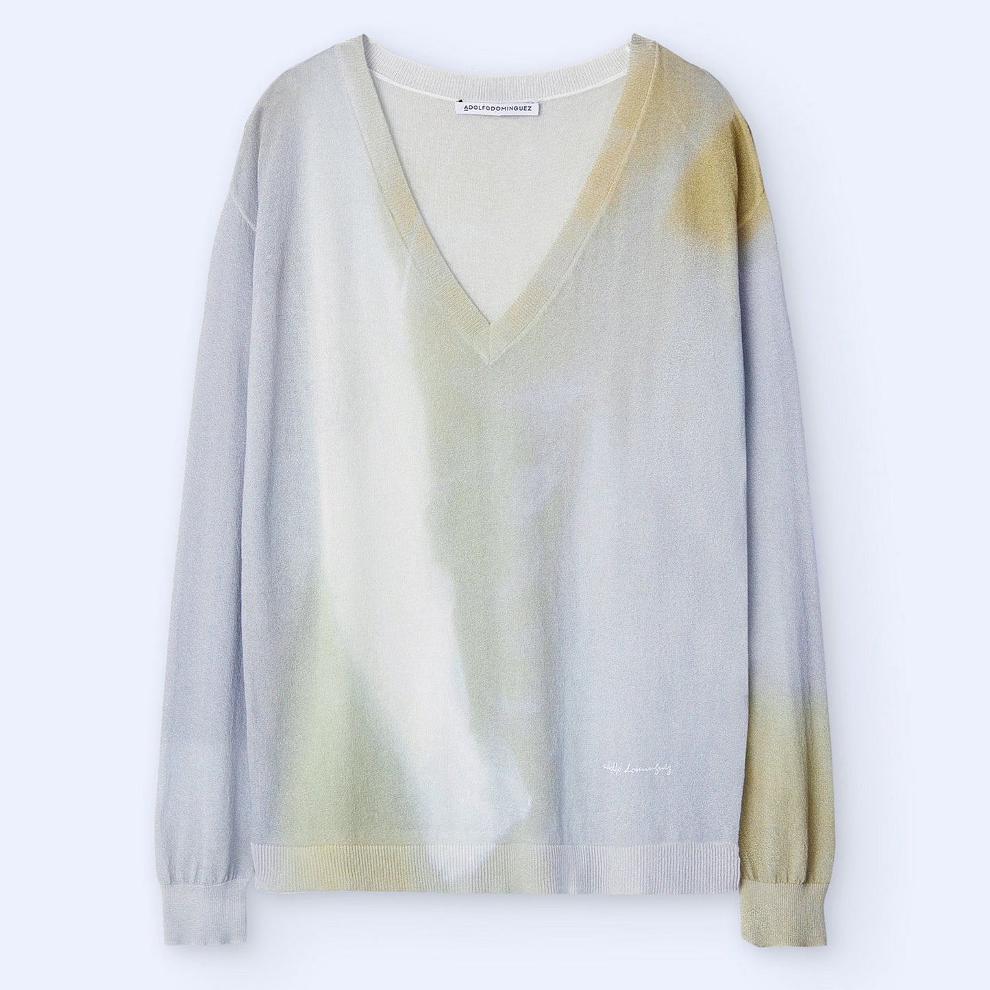 Print Sweater - Luxurious Nylon & Viscose Blend