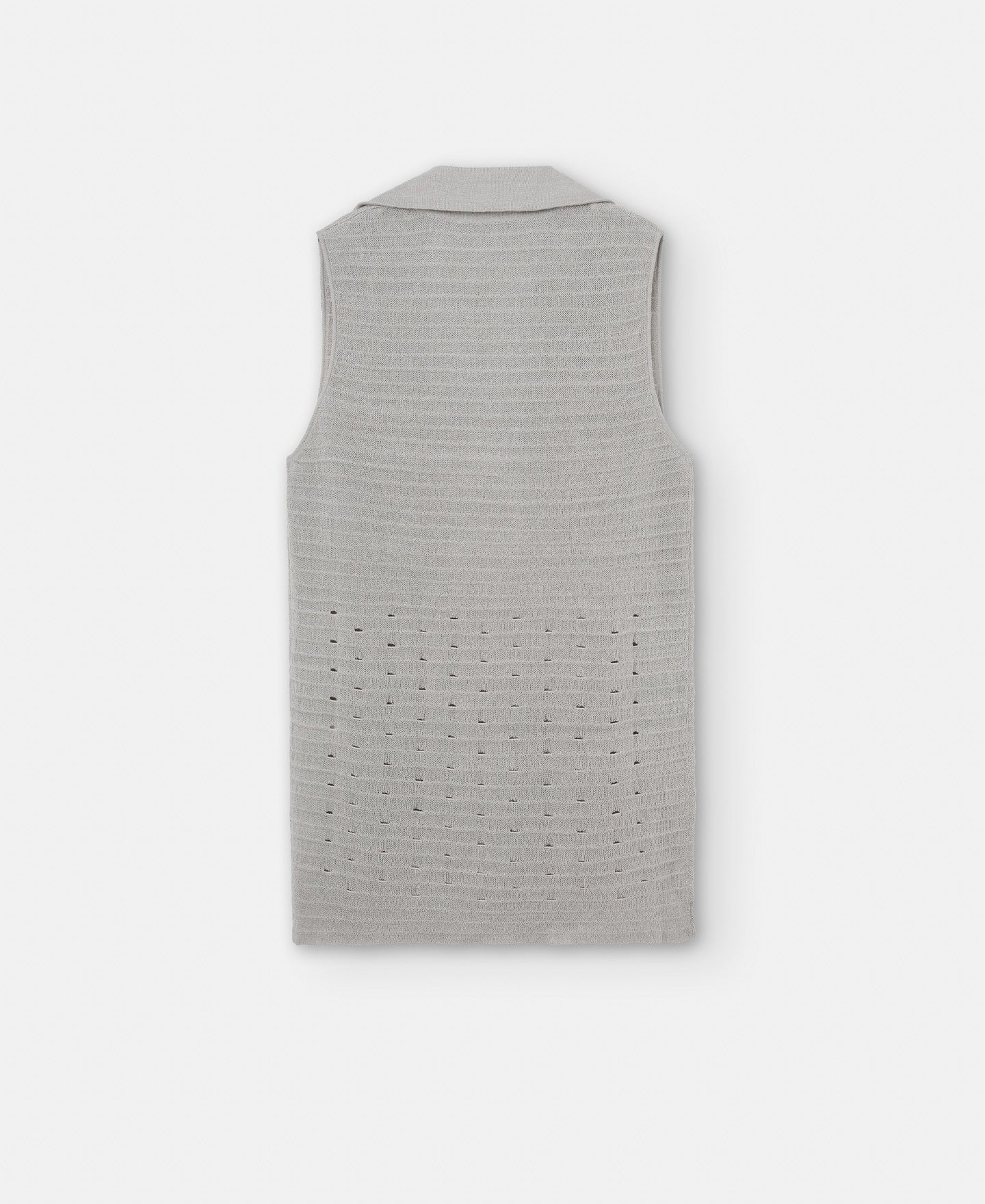Sand Linen Knitted Openwork Top