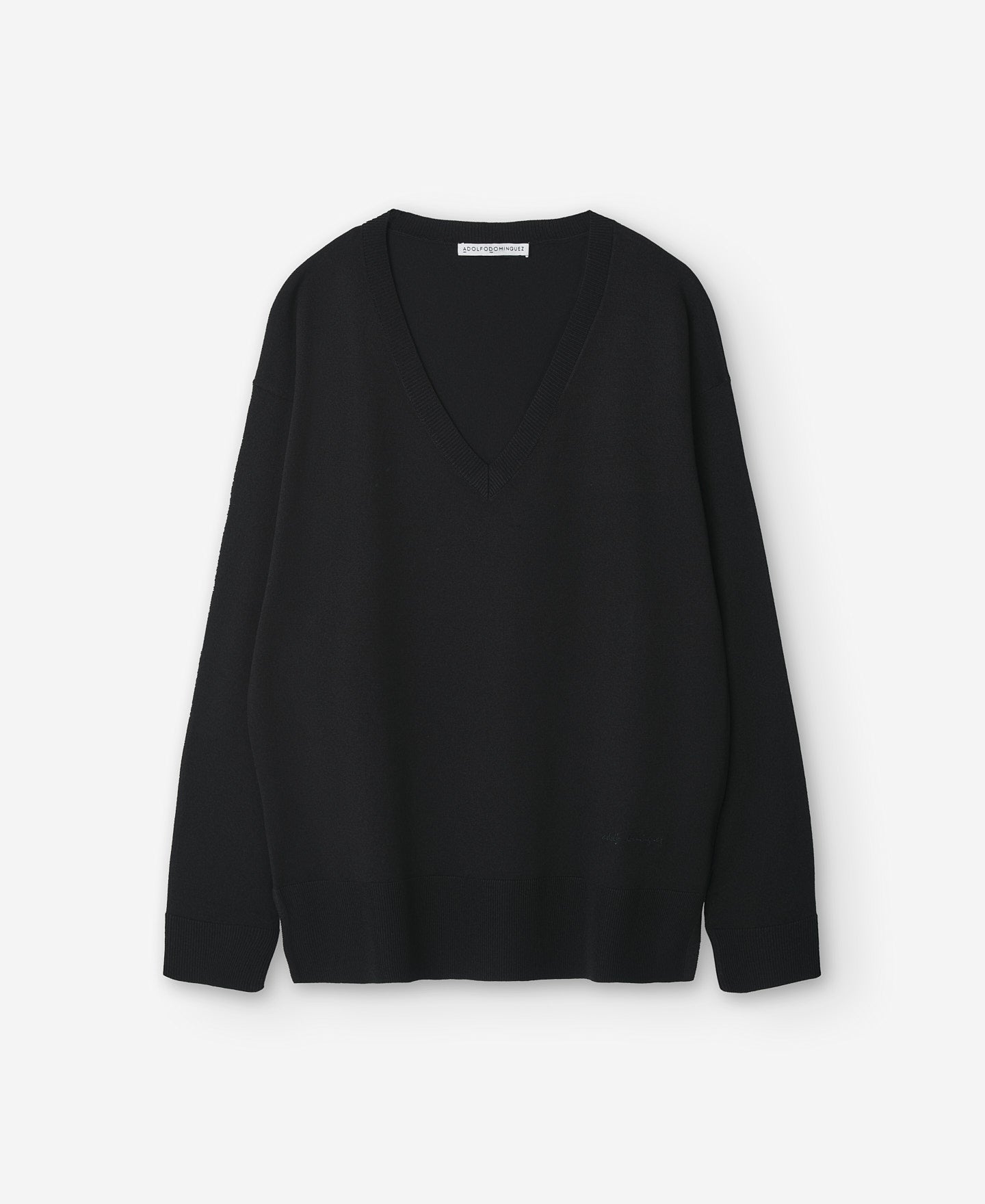 V-Neckline Viscose Sweater Woman