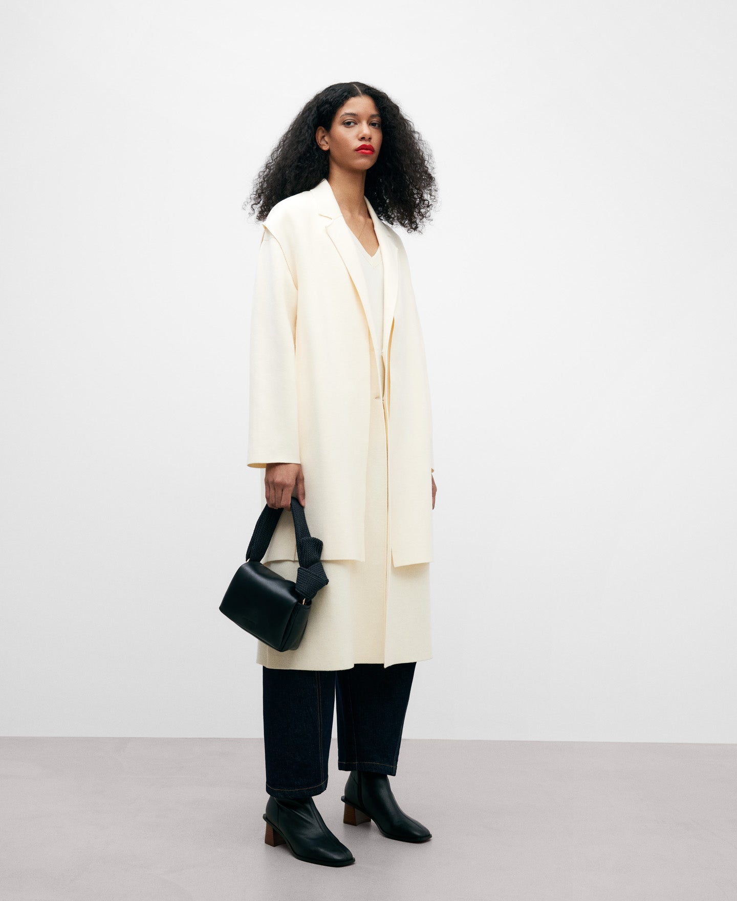 Ice V-Neckline Viscose Sweater Woman