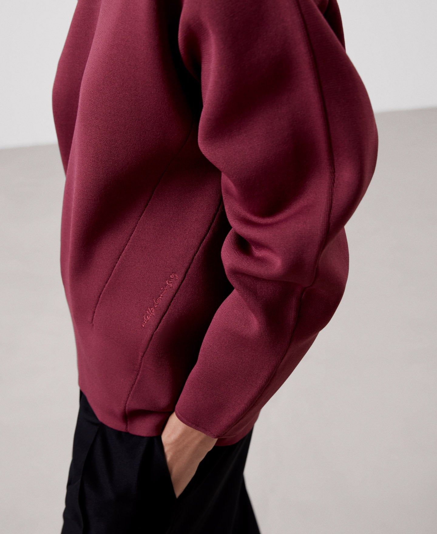 Makeup V-Neck Mohair Sweater