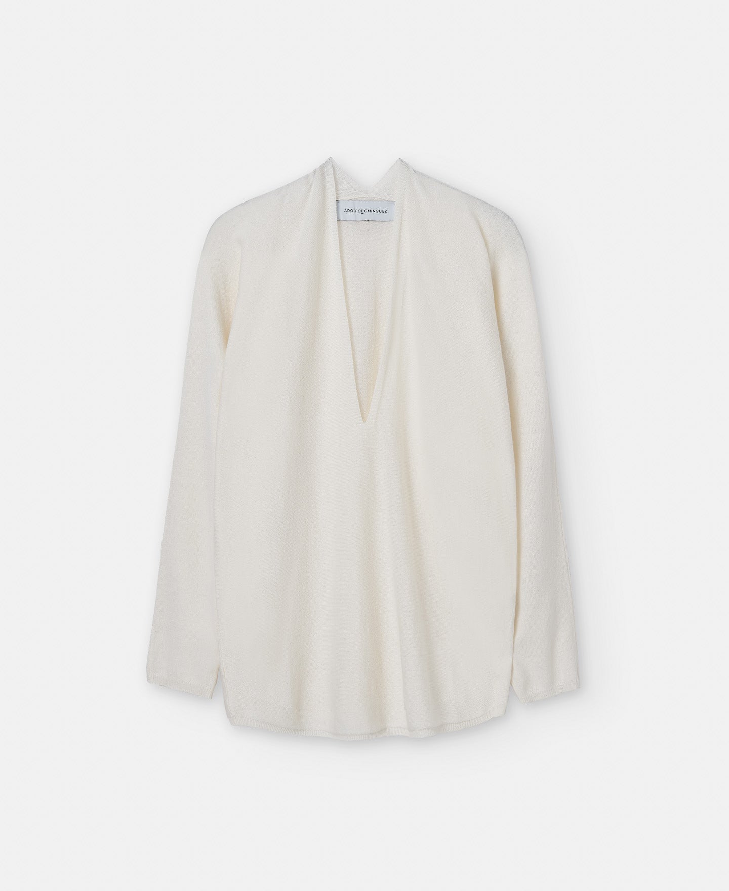 Ecru Organic Cotton And Linen Sweater